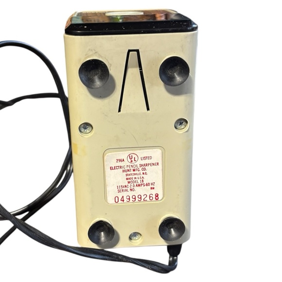 Boston Electric Pencil Sharpener Model 18 School Office Tested 80 's Movie Props - Picture 4 of 5